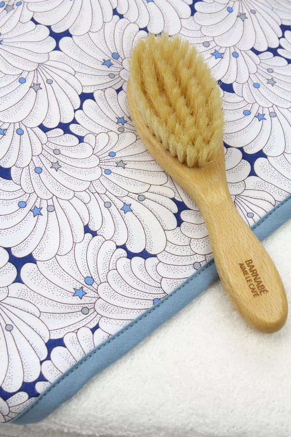 Cape de bain bébé Liberty Côme - Vanille Coton