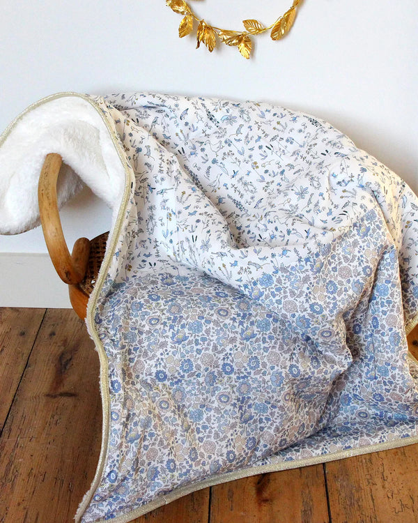 Couverture bébé polaire Liberty GUS - Vanille Coton