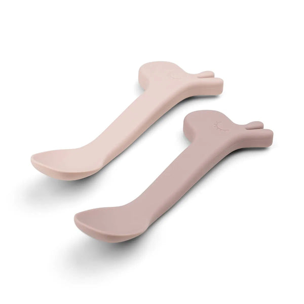 Duo de couverts bébé - Vanille Coton