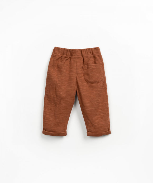 Pantalon large Marron - Vanille Coton