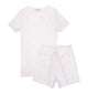 Pyjama court épis 2 pièces - Vanille Coton