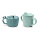 Ensemble duo snack cup et bec verseur - Vanille Coton