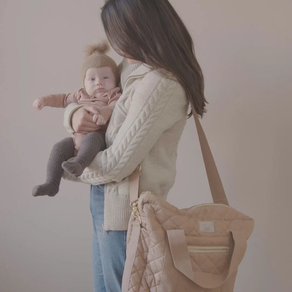 Sac à langer Hazel - Vanille Coton