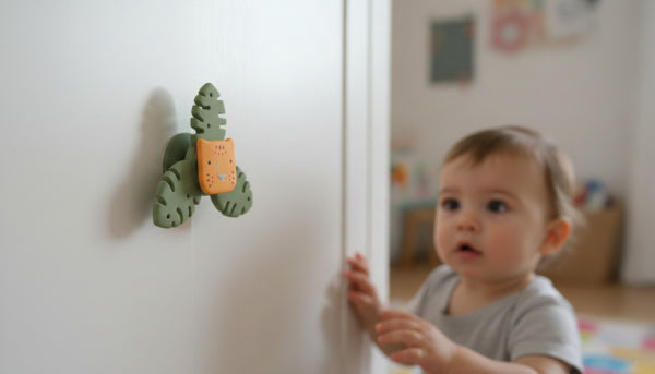 Baby spinner à ventouse jungle - Vanille Coton