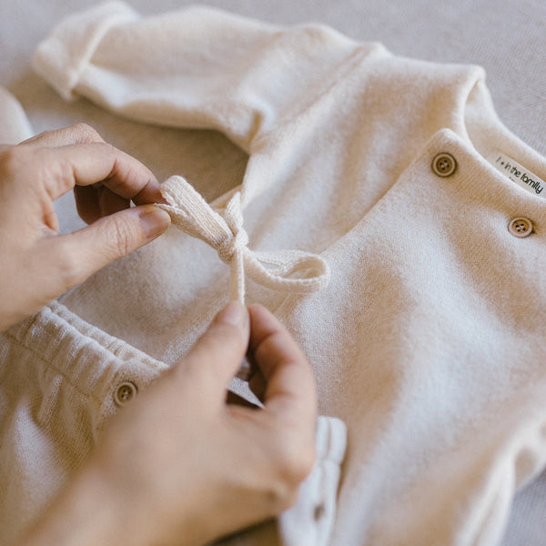 Veste croisé PESSAC - Vanille Coton