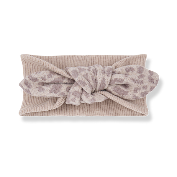 Bandeau noeud PARMA - Vanille Coton
