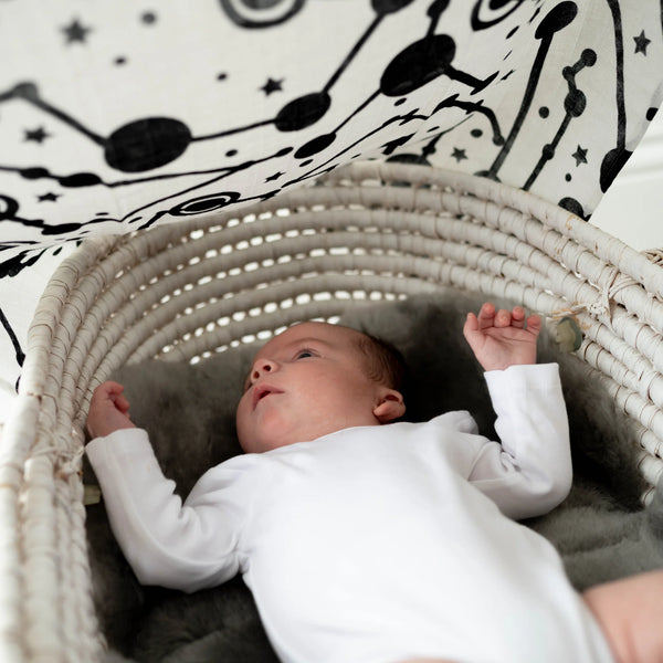 Lot de 3 Langes contrastés - Vanille Coton