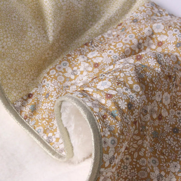 Couverture bébé polaire Liberty Harper - Vanille Coton