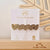 Barette clip coeurs - Vanille Coton