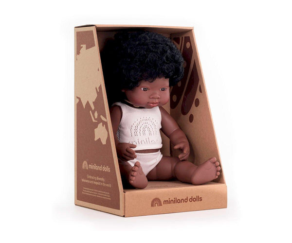 Poupée Miniland 38cm - Vanille Coton