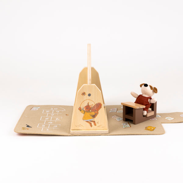 Mini valise Ecole - Vanille Coton