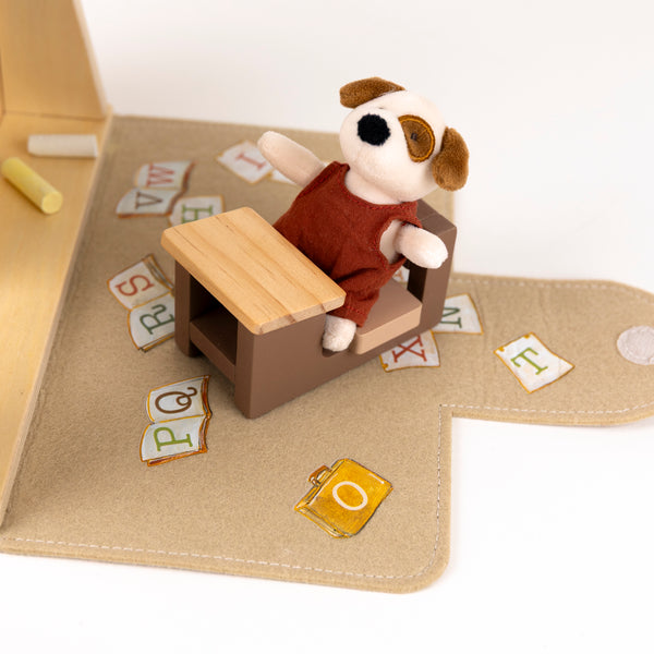 Mini valise Ecole - Vanille Coton