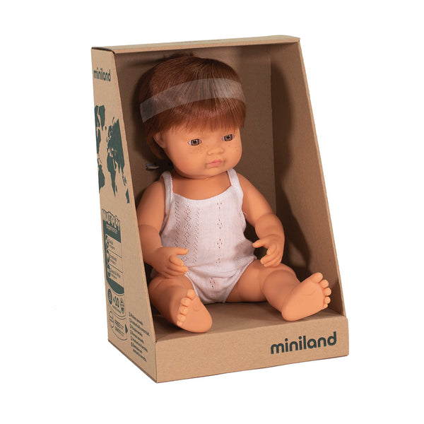 Poupée Miniland 38cm - Vanille Coton