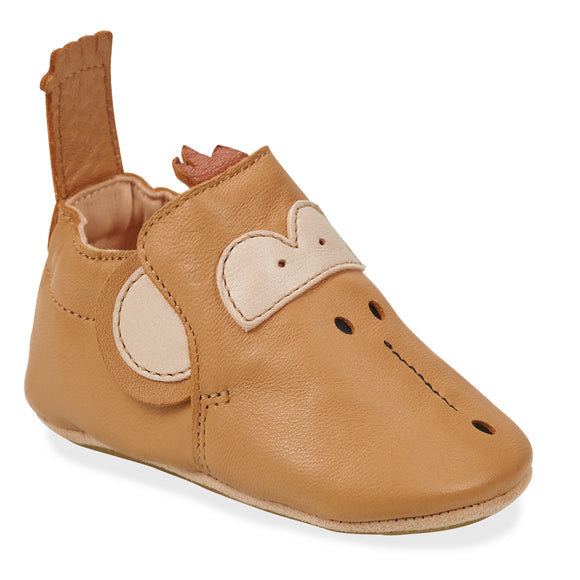 Chaussons Blublu monkey - Vanille Coton