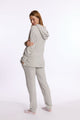 Sweat à capuche de maternité et d'allaitement Billie - Vanille Coton