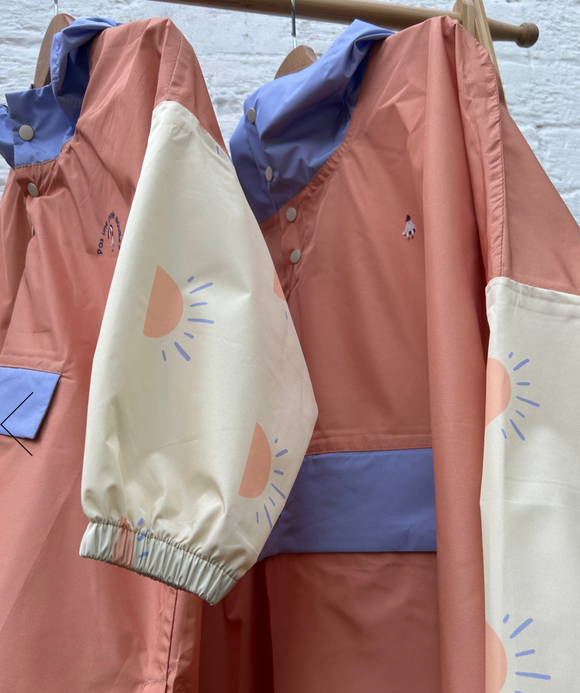 Poncho de pluie sunrise - Vanille Coton