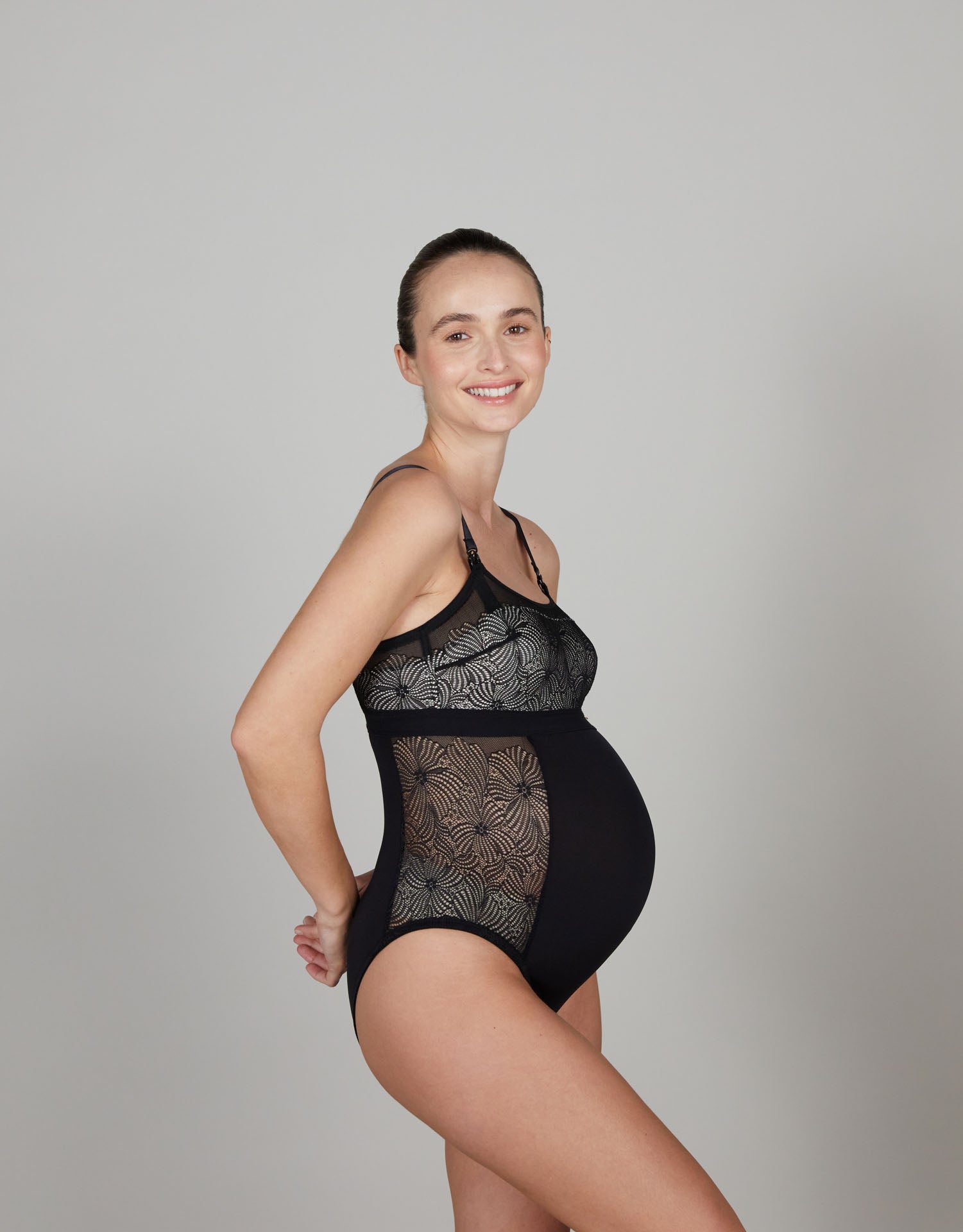 Body de maternité Dahlia - Vanille Coton