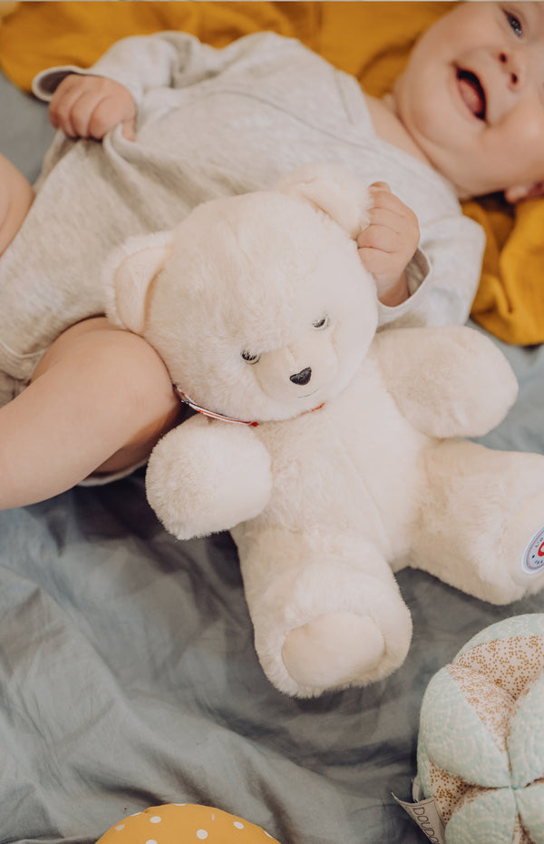 L'Ours Français ivoire doux - Vanille Coton