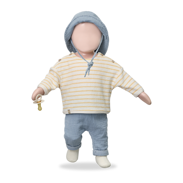 Pantalon gaze de coton «  Franscesco » - Vanille Coton