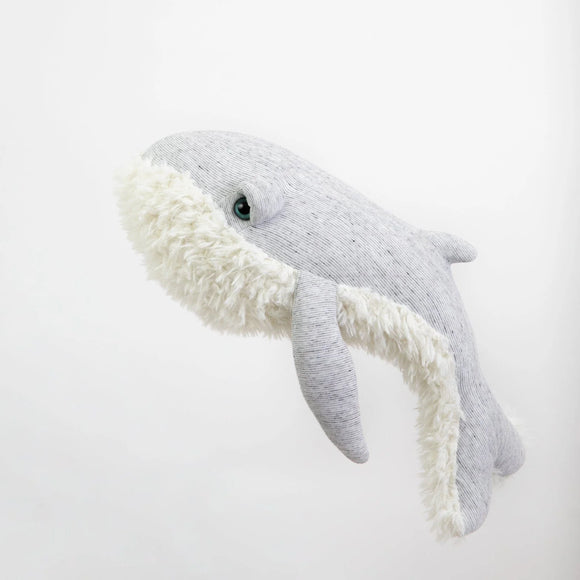 Peluche Grand-mère baleine PM - Vanille Coton