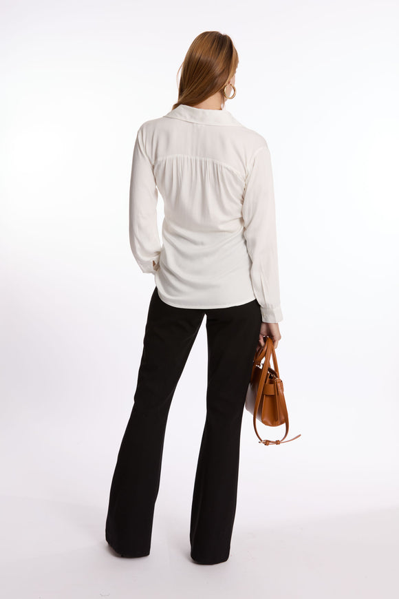 Chemisier de grossesse et d’allaitement Harry - Vanille Coton