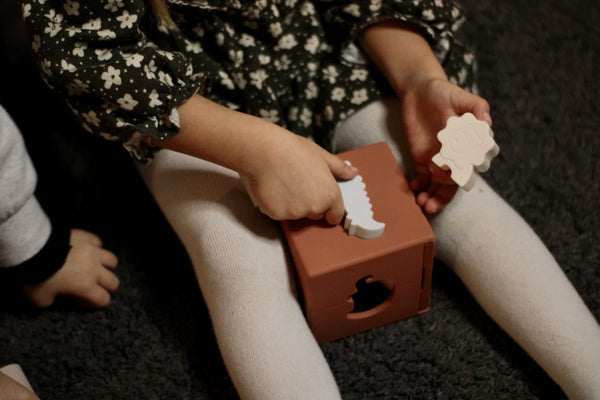 Cube d’activité 3 en 1 - Vanille Coton