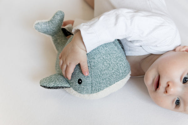 Peluche bruits blancs baleine Moby - Vanille Coton