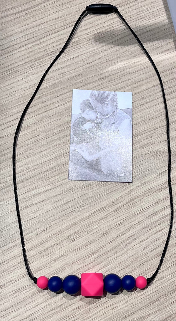 Collier d'allaitement, portage et dentition Poosh'mum - Vanille Coton