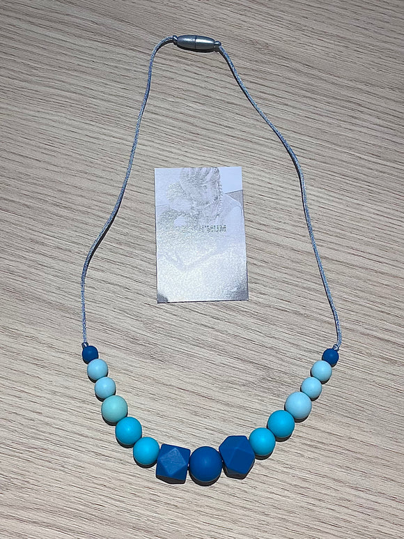 Collier d'allaitement, portage et dentition Poosh'mum - Vanille Coton