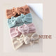 Bandeaux noeuds extensibles Bébé - Vanille Coton