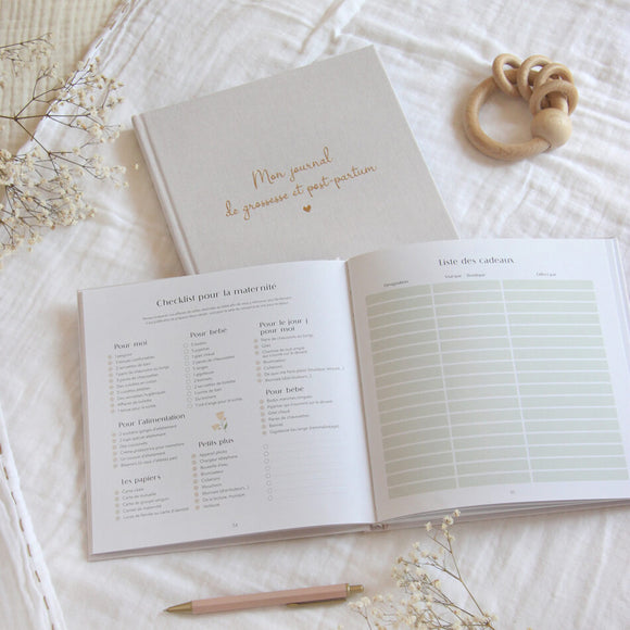 Mon journal de grossesse et post-partum - Vanille Coton