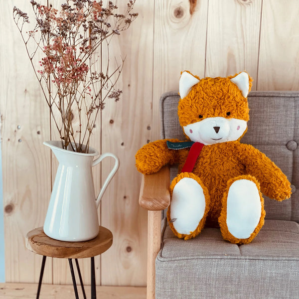Peluche Renard bio - Vanille Coton