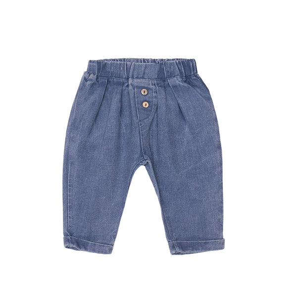 Pantalon denim PACO - Vanille Coton