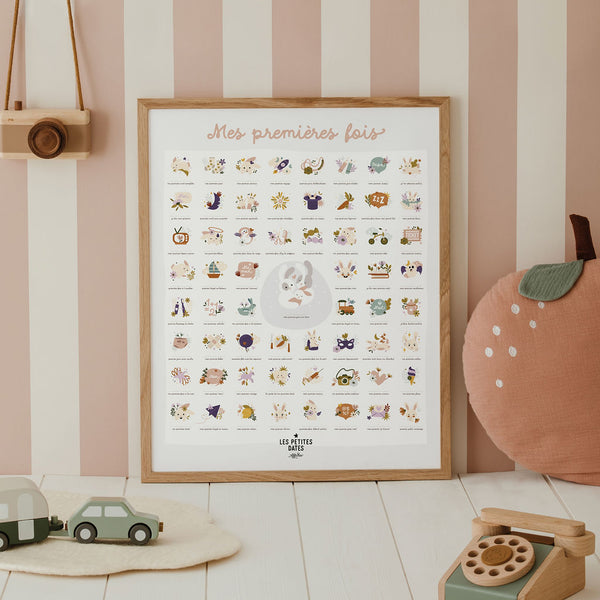 Affiche « Mes premières fois » - Vanille Coton