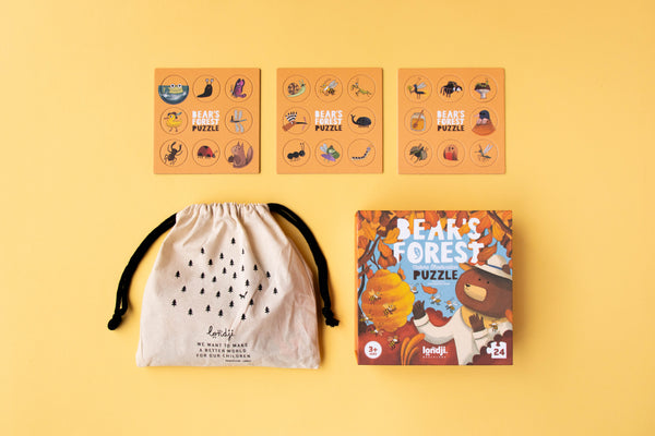 Puzzle  « La forêt des ours » - Vanille Coton