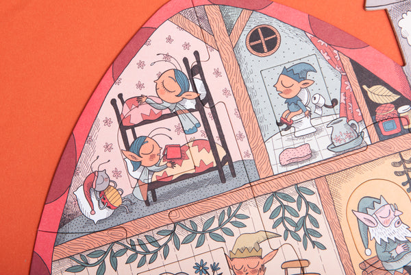 Puzzle reversible « Sweet dreams » - Vanille Coton