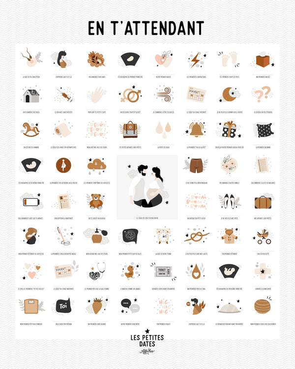 Affiche « moi, je sais » - Vanille Coton