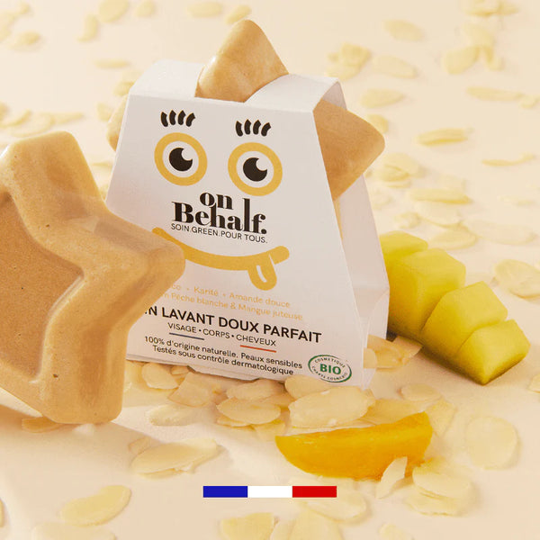 Soin lavant solide Romy - Vanille Coton