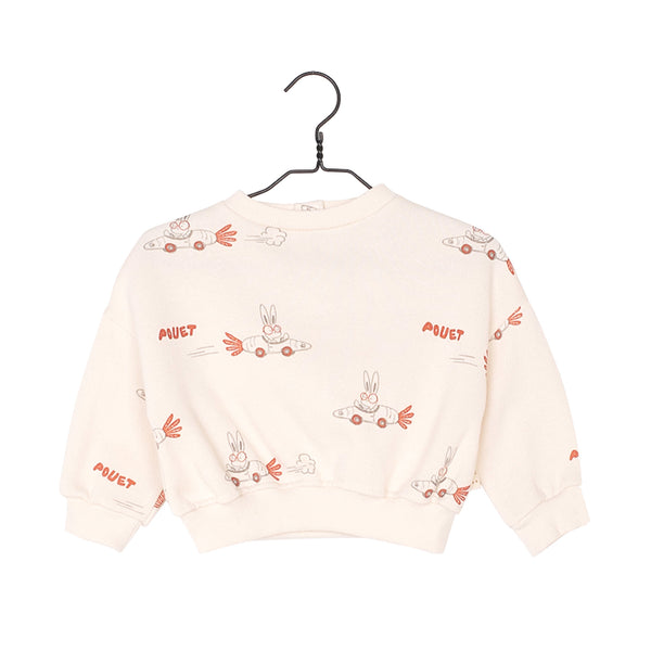 Sweat en molleton SOAN - Vanille Coton