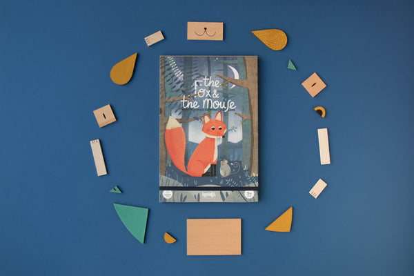 Tangram "Le renard et la souris" - Vanille Coton