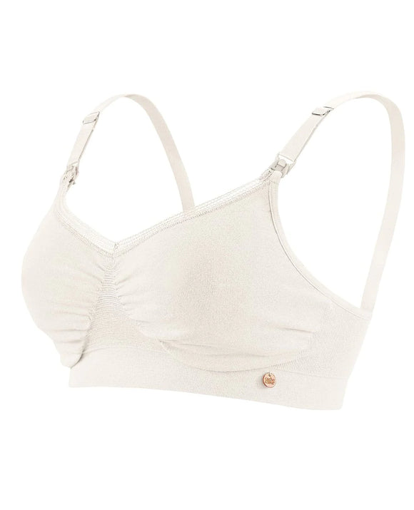 Brassière de grossesse et d'allaitement ORGANIC - Vanille Coton
