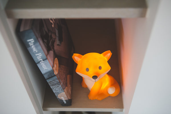 Veilleuse renard César - Vanille Coton