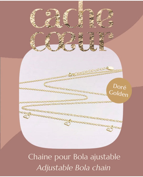 Chaine pour bola  Cache-Coeur - Vanille Coton