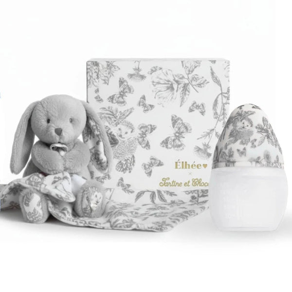 Coffret naissance Elhée/Tartine et Chocolat - Vanille Coton