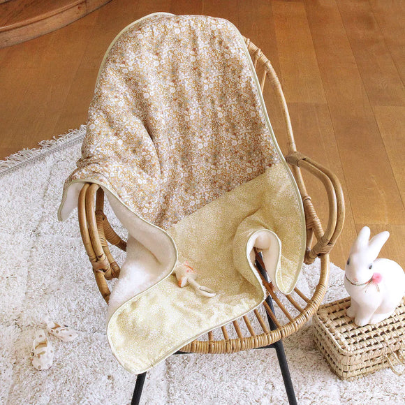 Couverture bébé polaire Liberty Harper - Vanille Coton