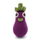 Hochet Ernestine l'aubergine - Vanille Coton
