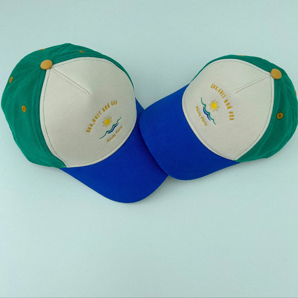 Casquette Sea Surf & sun - Vanille Coton