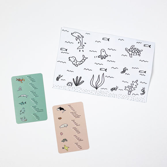 Jeu Mistigri des Océans - Vanille Coton