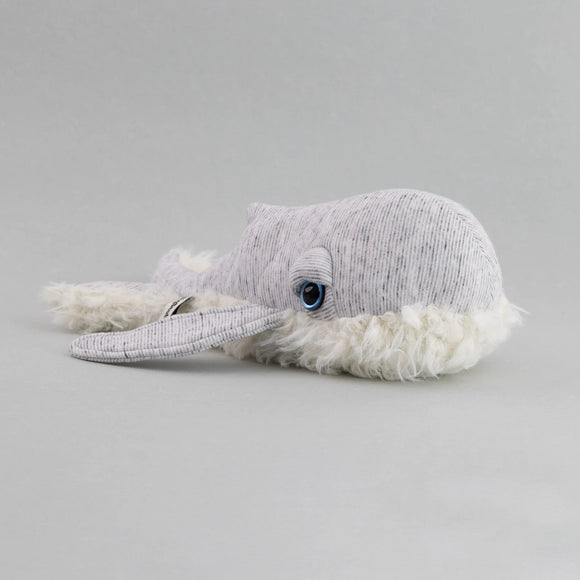Mini Peluche baleine chinée - Vanille Coton