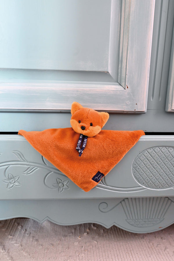 Doudou carré - Vanille Coton